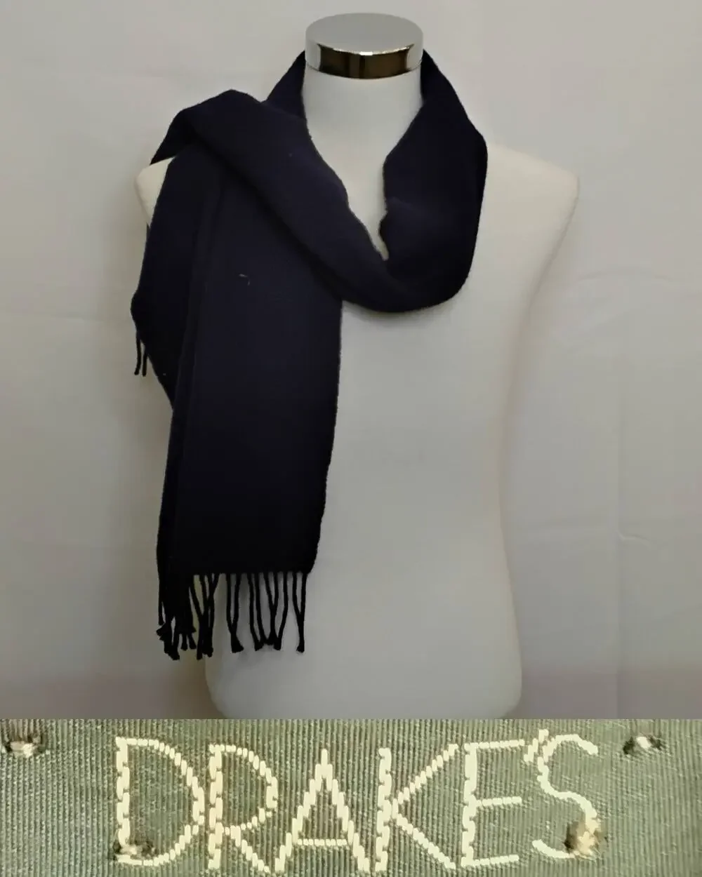 Drake's Lambswool Scarf 65